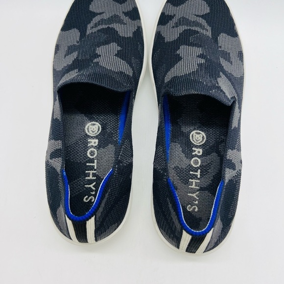 ROTHY’S THE SNEAKERS WOMEN’S SIZE 8 GRAY CAMOUFLAGE - Picture 5 of 12